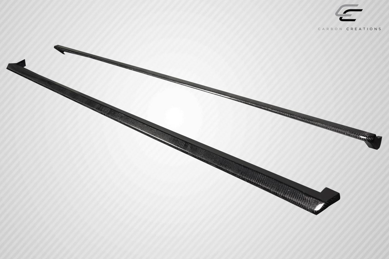 2008-2010 Subaru Impreza WRX Carbon Creations Ghost Side Skirt Rocker Panel Splitters - 2 Pieces
