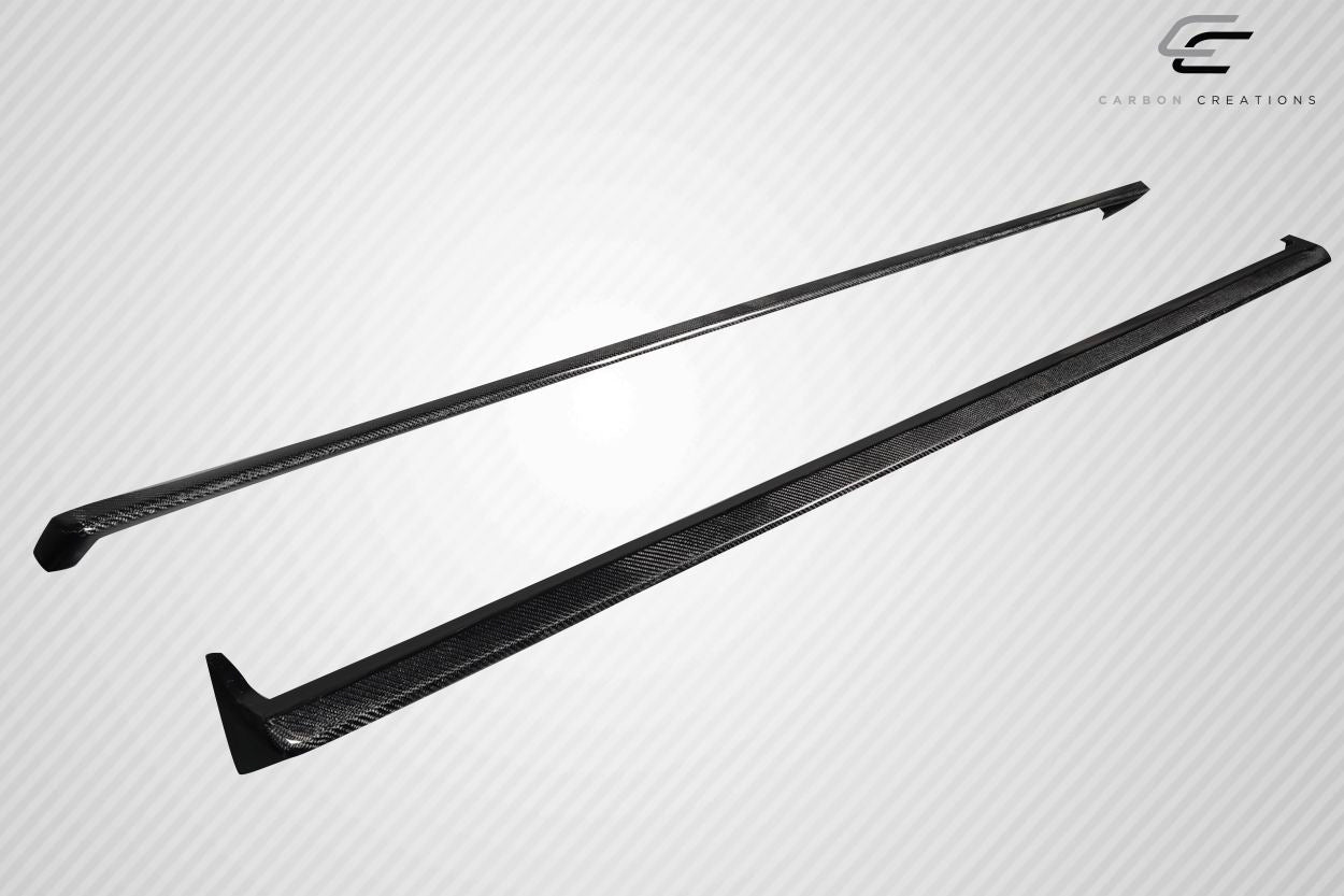 2008-2010 Subaru Impreza WRX Carbon Creations Ghost Side Skirt Rocker Panel Splitters - 2 Pieces