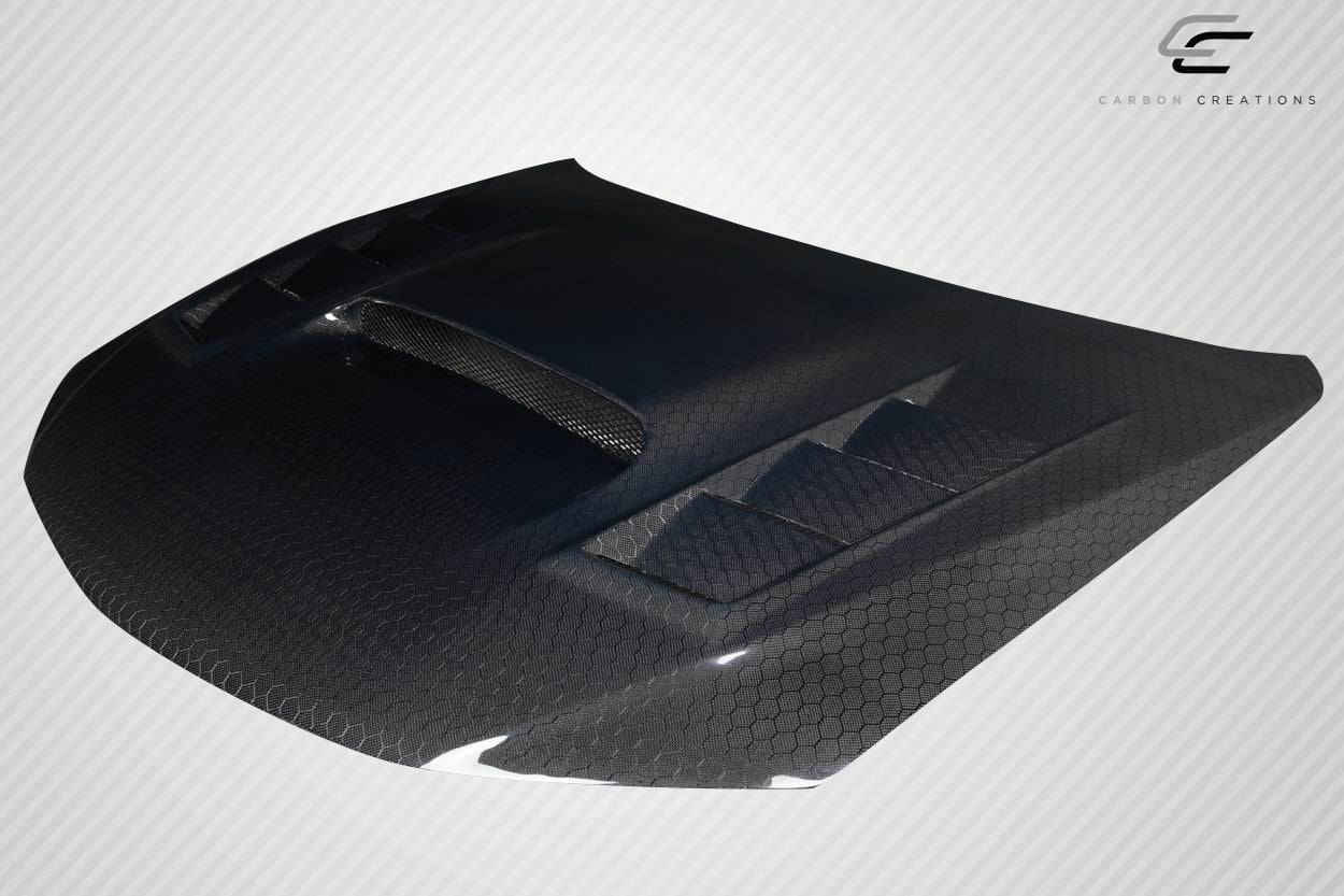 2008-2011 Subaru Impreza 2008-2014 WRX STI Carbon Creations Geo6ix Dritech GT Concept Hood - 1 Piece