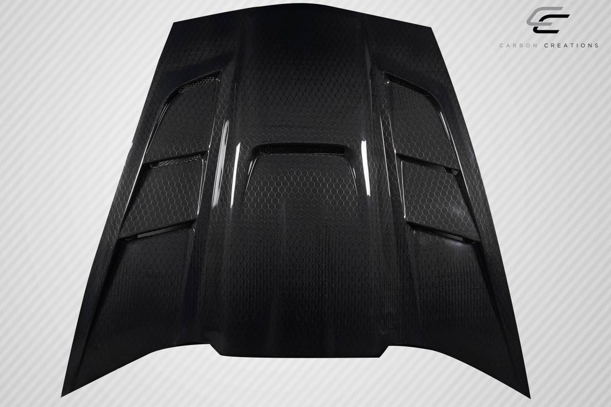 2005-2013 Chevrolet Corvette C6 Carbon Creations Geo6ix Dritech ZR Edition 2 Hood - 1 Piece
