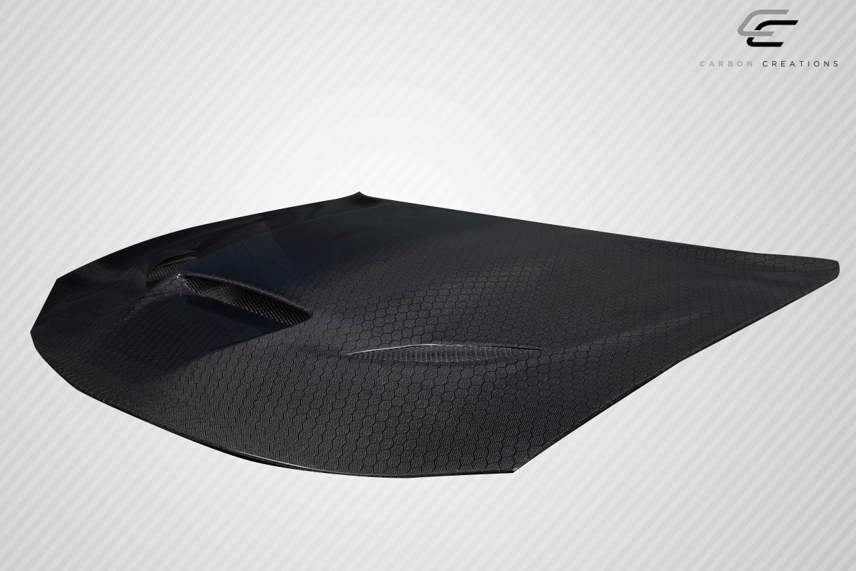 2015-2023 Dodge Charger Carbon Creations Geo6ix Dritech Hellcat Look Hood - 1 Piece