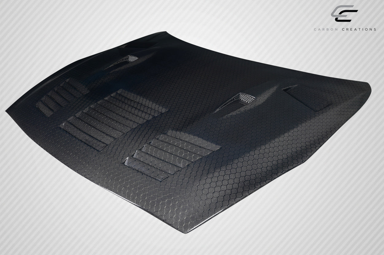 2009-2016 Nissan GT-R R35 Carbon Creations Geo6ix GT2 Hood - 1 Piece