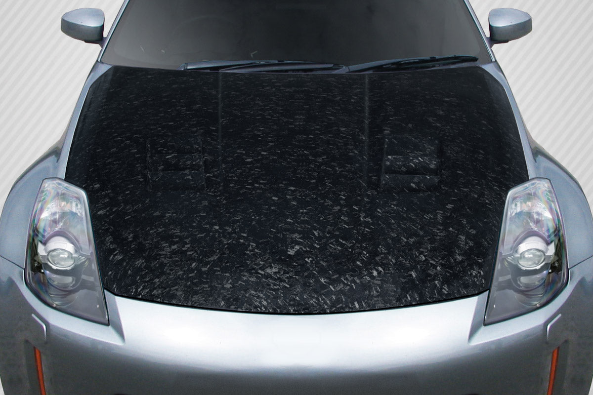 2003-2006 Nissan 350Z Z33 Carbon Creations AeroForge Dritech JGTC Hood - 1 Piece (S)