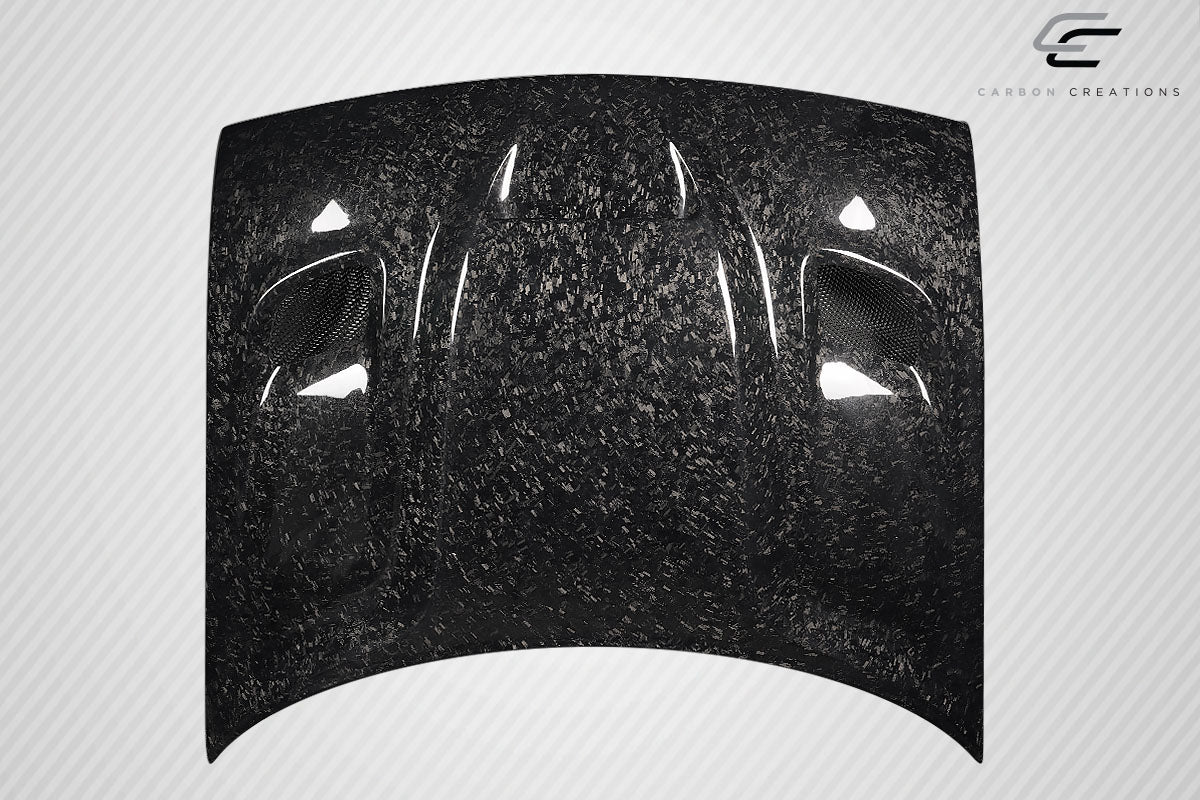 2008-2023 Dodge Challenger Carbon Creations AeroForge Dritech Hellcat Look Hood - 1 Piece
