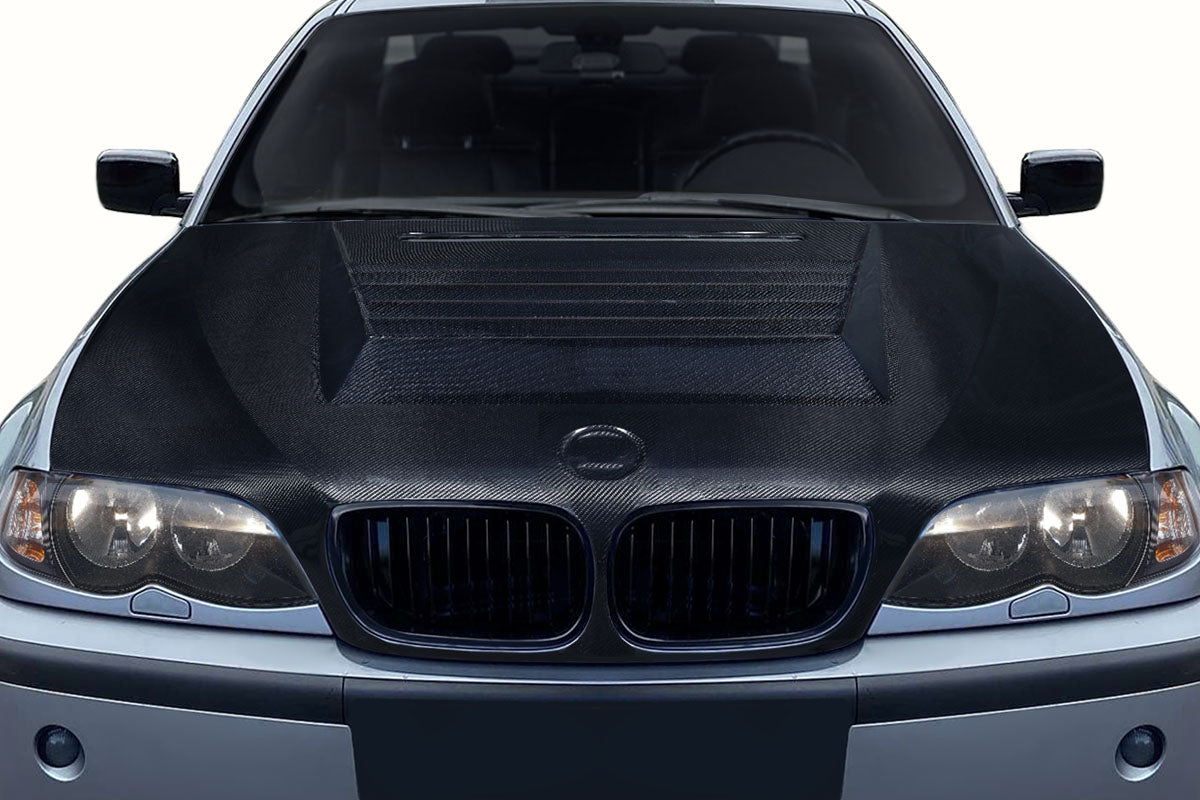 2002-2005 BMW 3 Series E46 4DR Carbon Creations D-1 Hood - 1 Piece