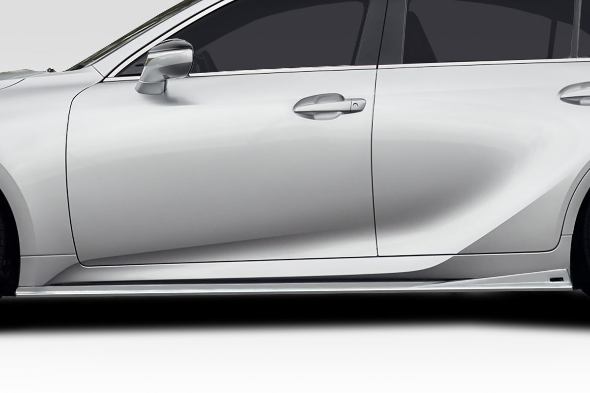 Product Description: 2021-2023 Lexus IS300 IS350 Duraflex Geisha Side Skirt Rocker Panels - 2 Pieces<p>Brand: Duraflex<p>M...