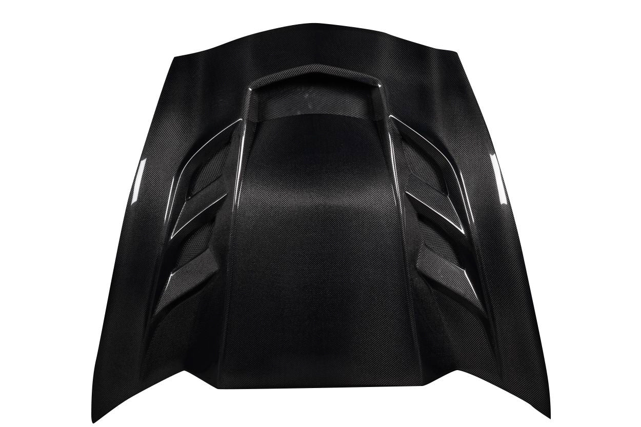 2014-2019 Chevrolet Corvette C7 Carbon Creations Eagle Eye Hood - 1 Piece