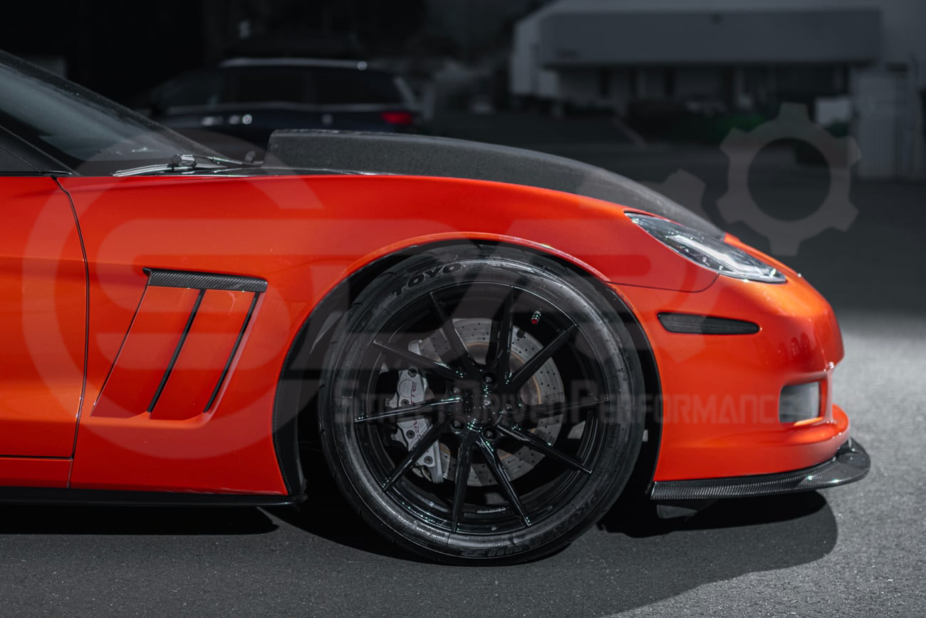 2005-2013 CHEVROLET CORVETTE C6 | SDP PERFORMANCE STYLE CARBON FIBER VENTED COWL HOOD