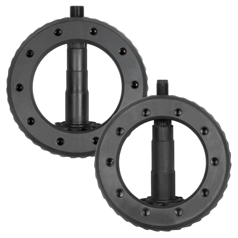 Yukon Gear Ring & Pinion Gear Kit Front & Rear for Toyota 8/7.5R Diff (w/Factory Locker) 5.29 Ratio