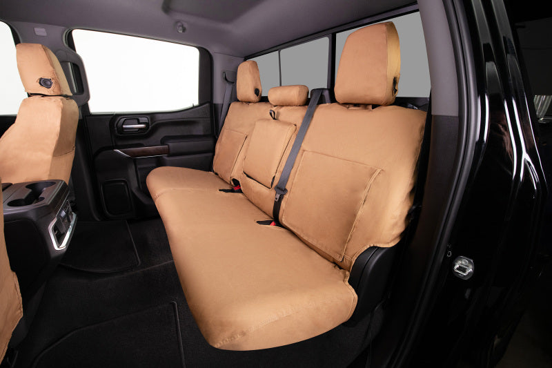Covercraft 21-23 Buick Envision Polycotton SeatSaver Custom Front Row Seat Covers - Tan