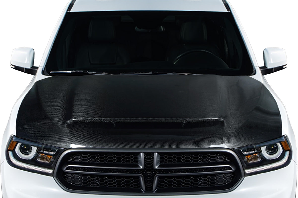 2014-2017 Dodge Durango Carbon Creations Demon Look Hood - 1 Piece