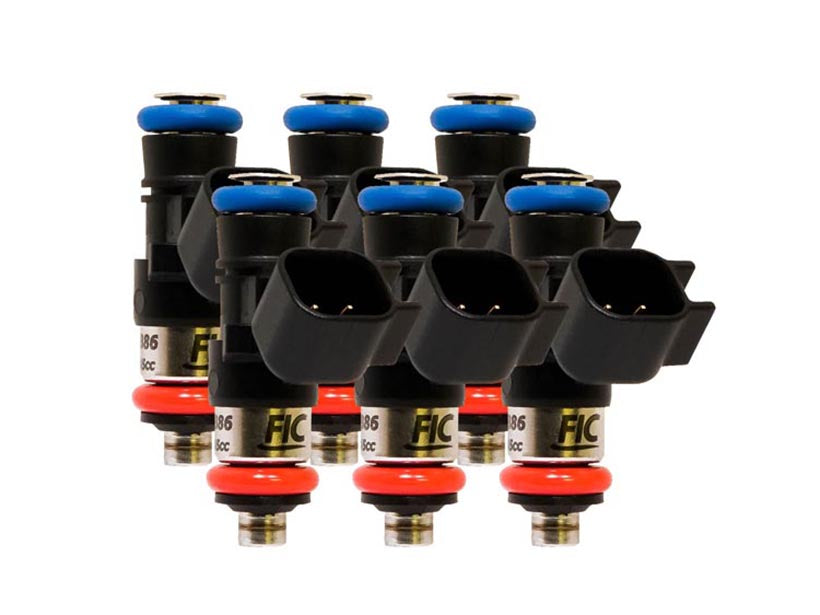 1200cc-D (130 lbs/hr at OE 58 PSI fuel pressure) FIC Fuel Injector Clinic Injector Set for Jeep 3.6L V6 engines (High-Z)