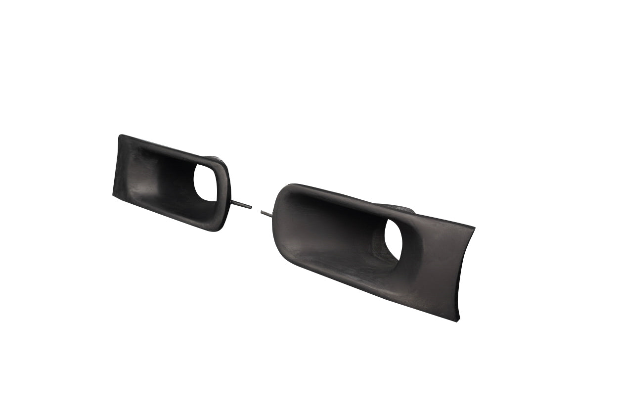 1988-1993 Porsche 911 964 Duraflex Hammer Front Bumper Air Duct - 2 Pieces ( replaces oem fog lights )