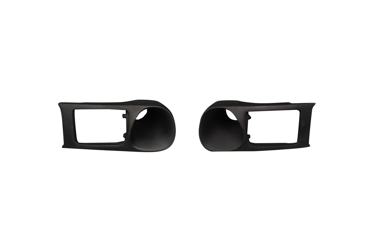 1988-1993 Porsche 911 964 Duraflex Sickle Front Bumper Air Duct - 2 Pieces ( replaces oem fog lights )