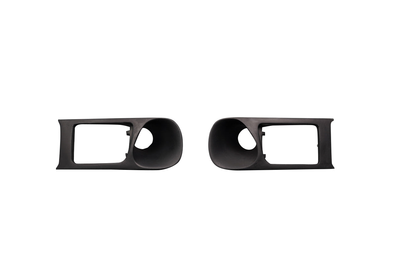 1988-1993 Porsche 911 964 Duraflex Sickle Front Bumper Air Duct - 2 Pieces ( replaces oem fog lights )