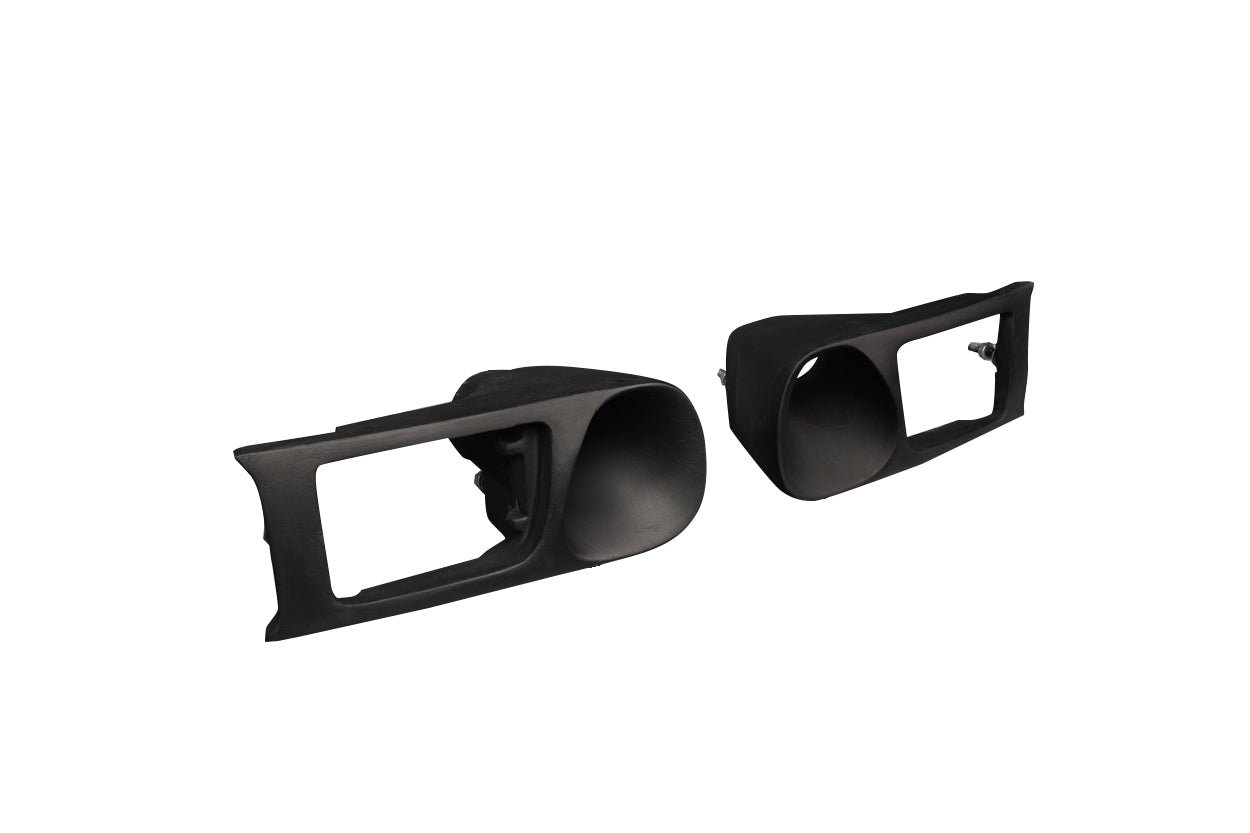 1988-1993 Porsche 911 964 Duraflex Sickle Front Bumper Air Duct - 2 Pieces ( replaces oem fog lights )