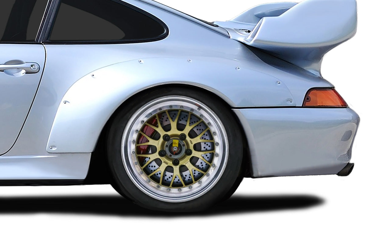 1995-1998 Porsche 911 Turbo 993 Duraflex GT2 Look Front and Rear Fender Flares - 4 Pieces
