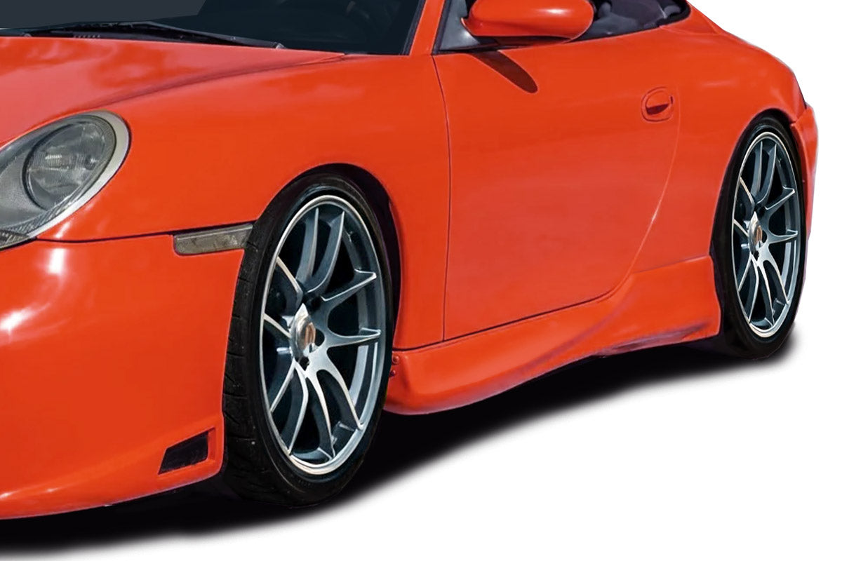 1999-2004 Porsche 911 Turbo 996 Duraflex Typhoon Side Skirt Rocker Panels - 2 Pieces