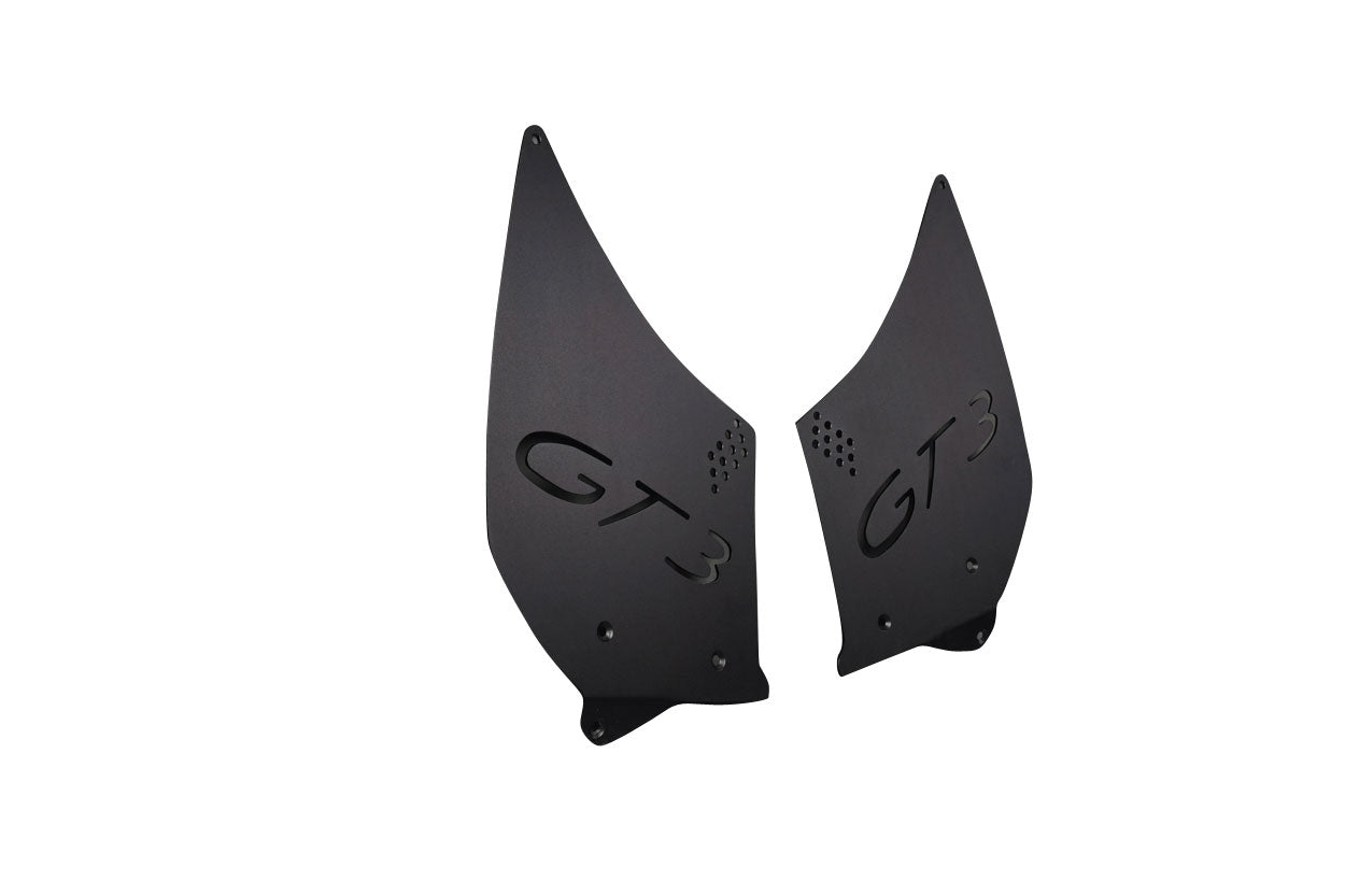 1999-2004 Porsche 911 996 Duraflex GT3 Cup Car OEM Look Support Panels for Rear Wing Spoiler - 2 Pieces