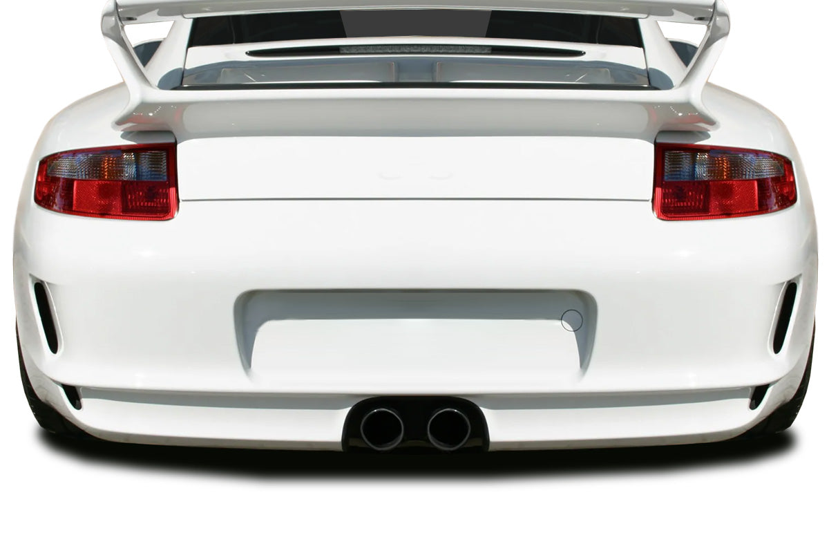 2005-2008 Porsche 911 997 Duraflex GT3 RS Look Rear Bumper Cover - 1 Piece (Single Hole)