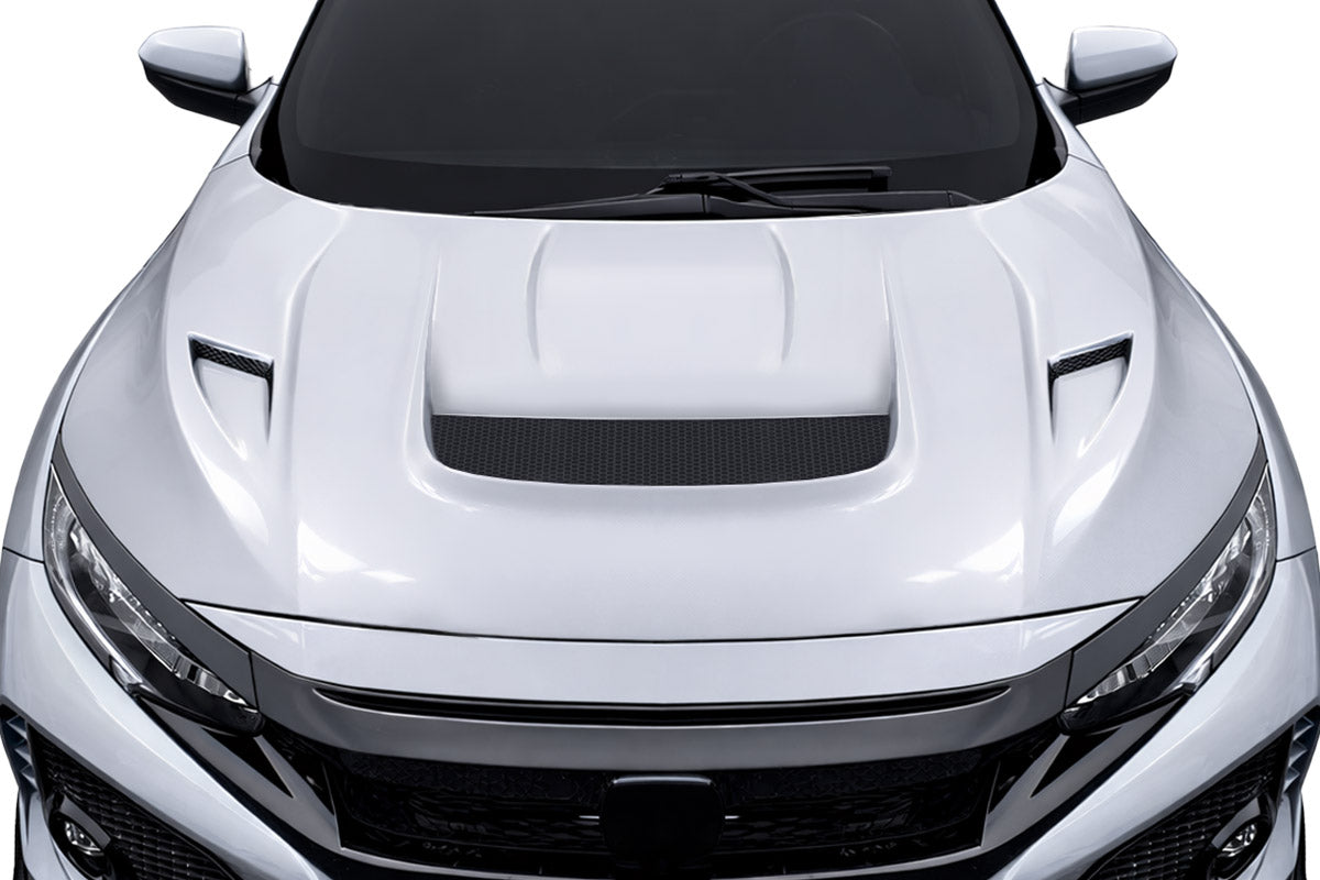 2017-2021 Honda Civic TypeR Duraflex Volt Hood - 1 Piece