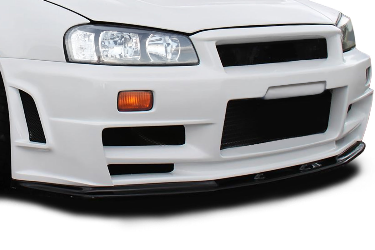 1999-2002 Nissan Skyline R34 GT-R Duraflex OEM Look Front Lip Spoiler Air Dam - 1 Piece