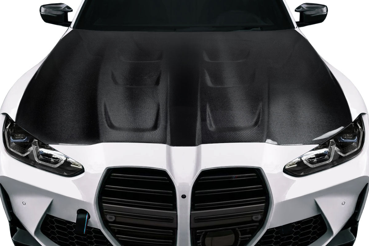 2021-2025 BMW G80 M3 / G82 G83 M4 Carbon Creations Fighter Hood - 1 Piece