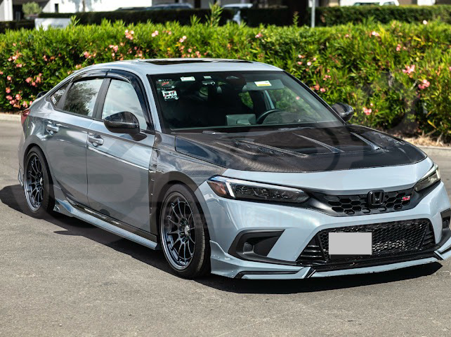 2022-UP HONDA CIVIC | JDM VARIS STYLE FRONT VENTED HOOD