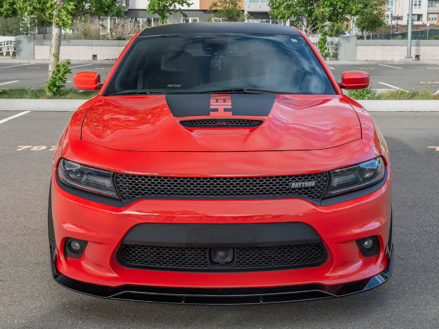 2015-UP DODGE CHARGER SRT PERFORMANCE FRONT SPLITTER (4pc)