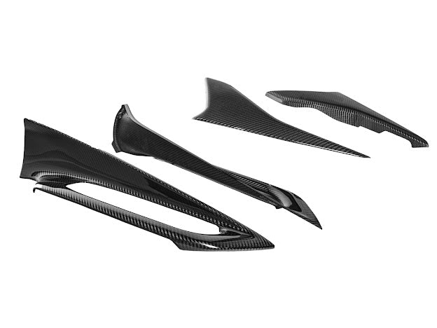2020+ CHEVROLET CORVETTE C8 CARBON FIBER WINDOW SWITCH TRIM & PILLAR PANEL REPLACEMENT