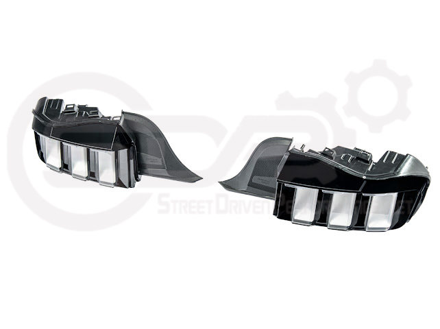 2024-Up Ford Mustang S650 | EURO Style Sequential Signal LED Clear Lenses Rear Taillights Pair