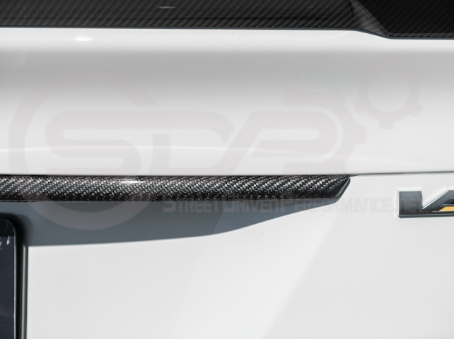 2021-Up Cadillac CT5, CT5-V, CT5-V Blackwing | Factory Style CARBON FIBER Rear Deck Lid Center Applique Trunk Insert Replacement