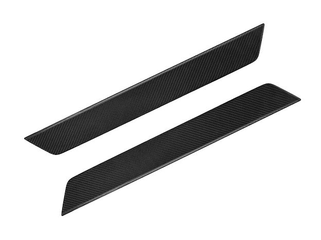 2020-UP CORVETTE C8 | CARBON FIBER SIDE DOOR SILL PLATE STRIP COVERS PANELS