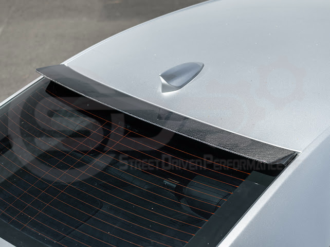 2013-2018 Cadillac ATS ATS-V Sedan Carbon Fiber Rear Roof Top Window Spoiler