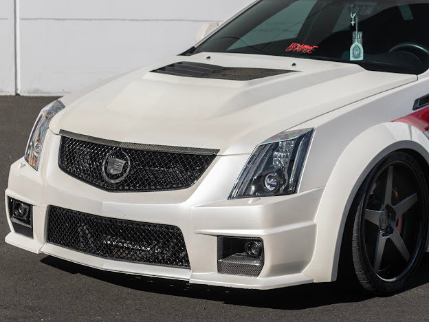 2009-2015 CTS-V V2 - Carbon Fiber Fog Light Bezels / Covers