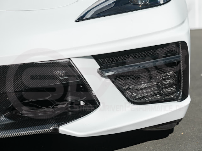2020-UP CORVETTE C8 STINGRAY & Z51 | SEQUENTIAL FRONT GRILLE LED DRL LIGHT BAR BEZEL INSERTS PAIR