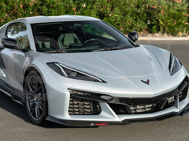 2023+ CHEVROLET CORVETTE C8 Z06 | CARBON FIBER FRONT BUMPER GRILLE INSERT PAIR