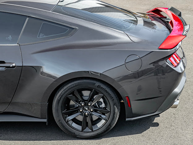 2024-Up Ford Mustang S650 | CARBON FIBER GT Performance Wing Rear Gurney Flap Spoiler *ADD-ON*