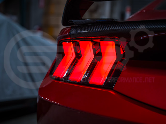 2024-Up Ford Mustang S650 | EURO Style Sequential Signal LED Clear Lenses Rear Taillights Pair