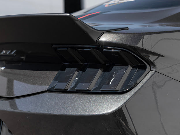 2024-UP FORD MUSTANG S650 | SMOKE TINTED REAR TAIL LIGHT TRIM BEZEL COVER