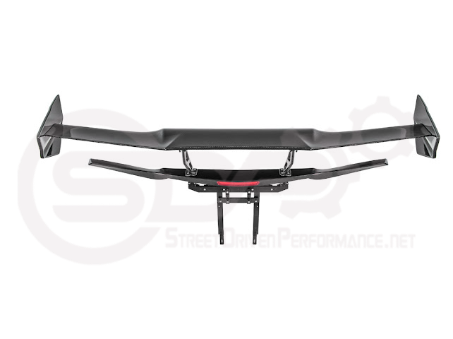 2014-2019 CHEVROLET CORVETTE C7  | EXTENDED REAR HIGH SPOILER WITH WING RISER