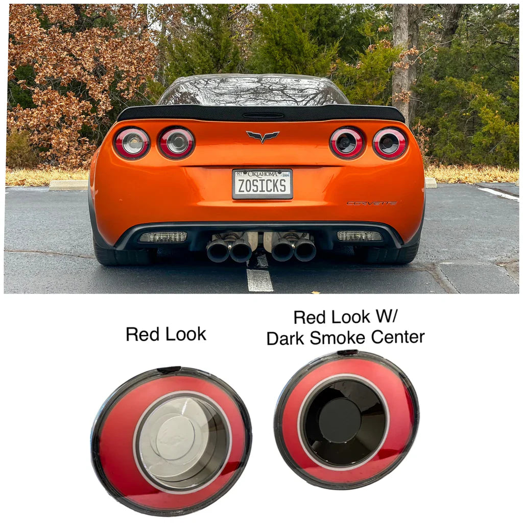 2005-2013 CORVETTE C6 | INFIRAI LED TAIL LIGHTS PAIR (SMOKED, RED, RED/SMOKED)