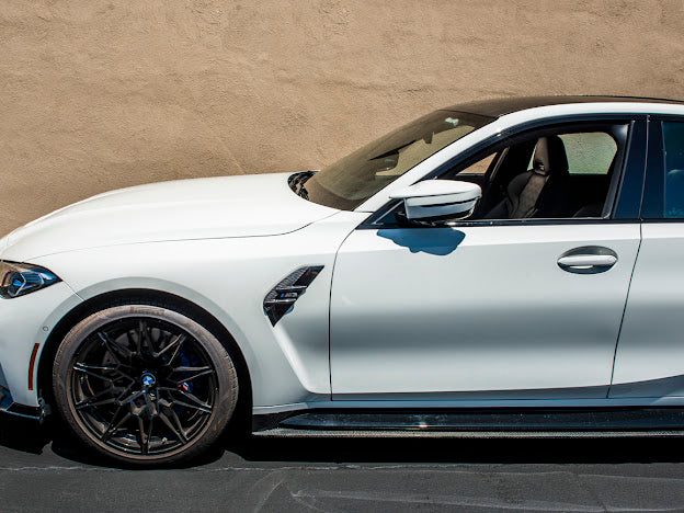 2021-Up BMW G80 M3 & G82 / G83 M4 | Factory Style CARBON FIBER Side Fender Vent Trim Cover (Pair)