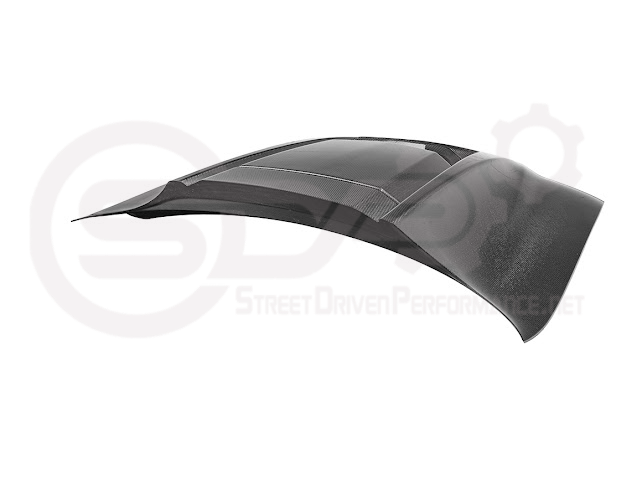 2008-2009 PONTIAC G8 CARBON FIBER ZR1 STYLE FRONT VENTED COWL HOOD