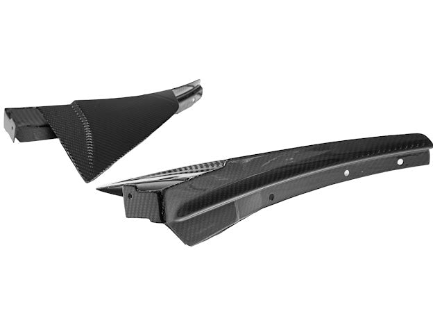 2019 CHEVROLET CORVETTE C7 ZR1 CARBON FIBER FRONT SPLITTER SIDE WINGLET EXTENSIONS (PAIR)