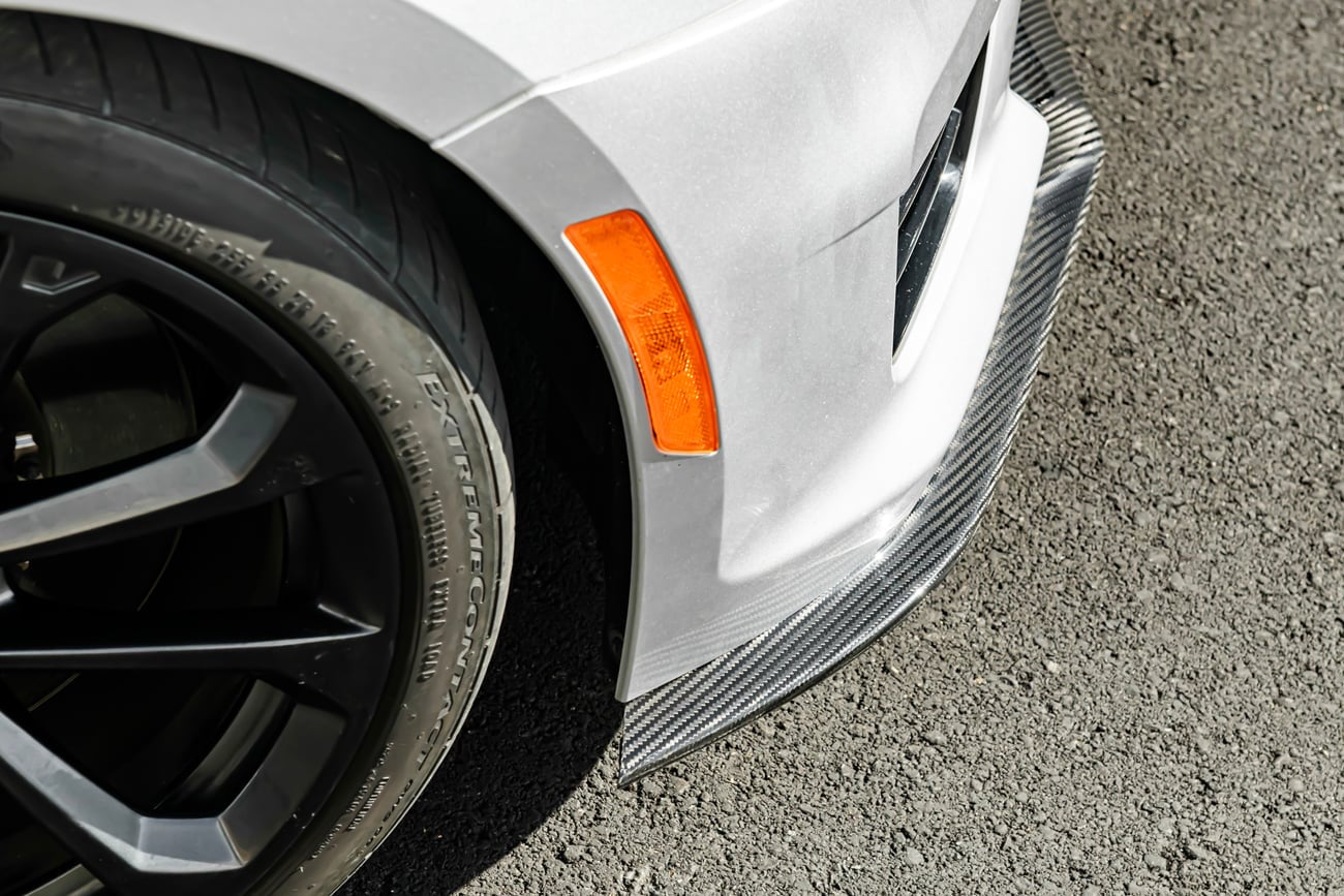 2016-2019 CADILLAC ATS-V - CARBON FIBER “OEM STYLE” FRONT LIP SPLITTER GROUND EFFECTS