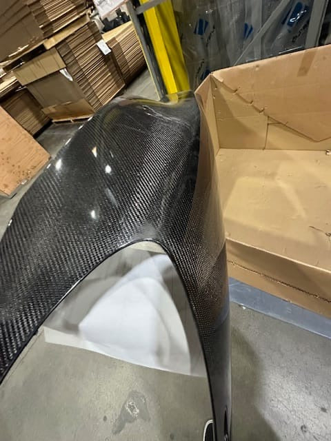 *BLEMISHED/DISCOUNTED*2005-2013 Chevrolet Corvette C6 Carbon Creations ZR2 Front Fenders - 2 Piece