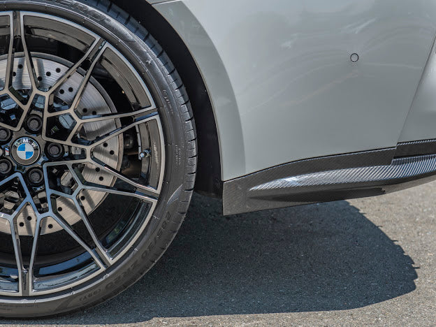 2021-Up BMW G80 M3 | Factory Style CARBON FIBER Rear Apron Lip Splitter Ground Effects