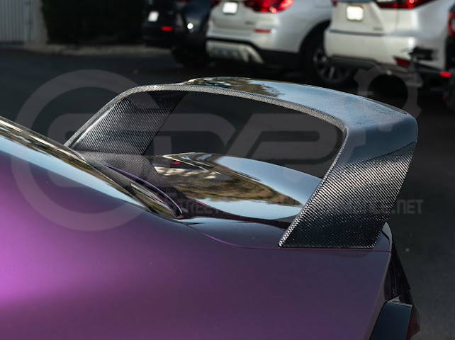 2023-UP BMW G87 M2 | M PERFORMANCE STYLE CARBON FIBER REAR HIGH WING SPOILER