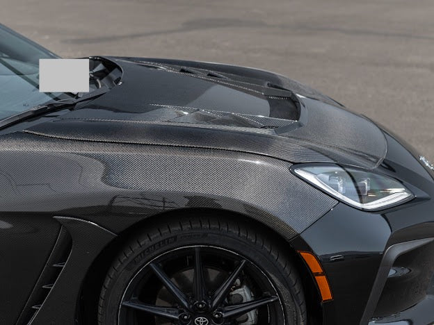 2022-Up Toyota GR86 & Subaru BRZ | VRS Style CARBON FIBER Front Vented Hood